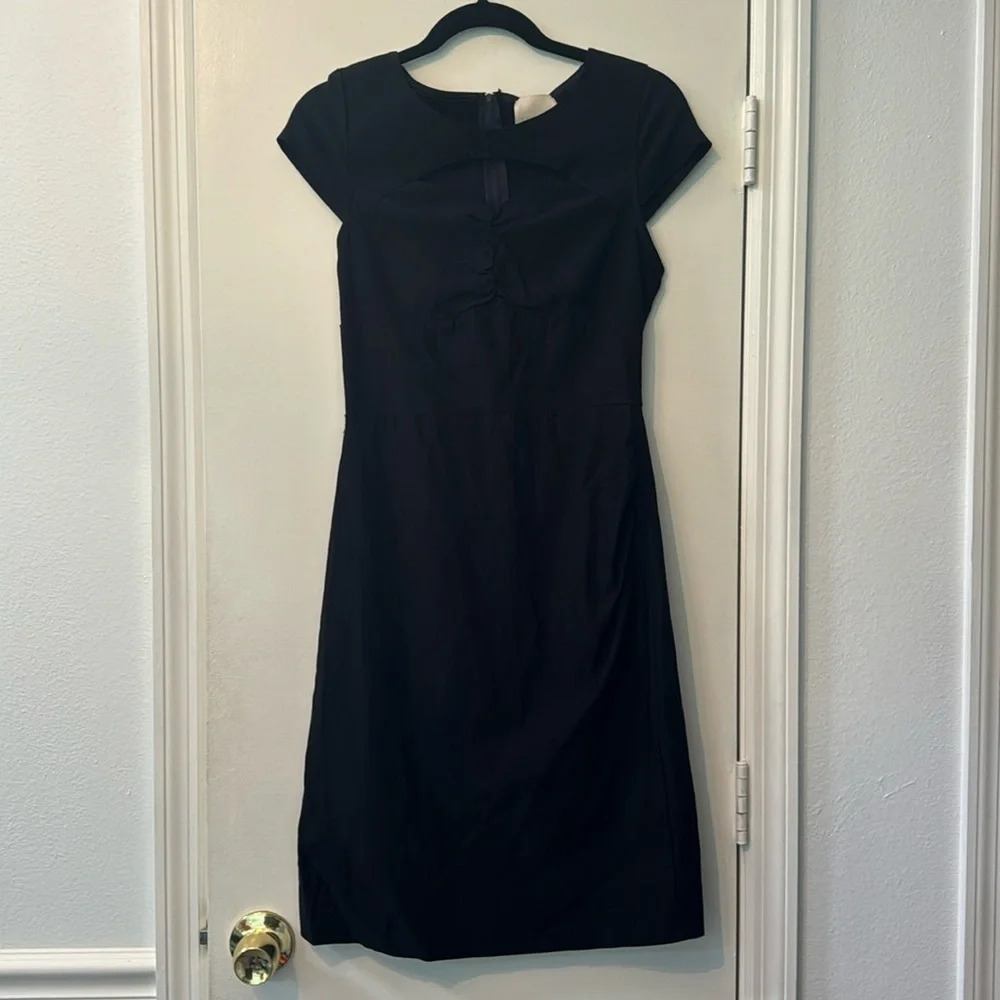 Timeless Modcloth Sheath Classy Dress with Key Hole Cut Out Size Large